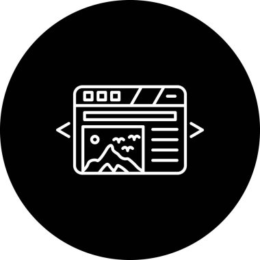 harita simgesi vektör illüstrasyonu