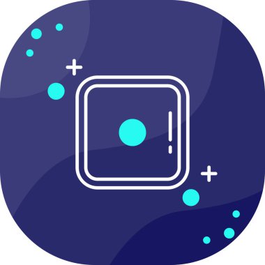 Kişisel veri depolamanın vektör simgesi