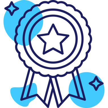 Rozet ödülü simgesi - taslak biçimi