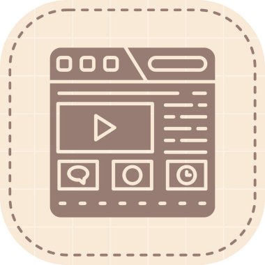 tarayıcı web simge vektör çizim