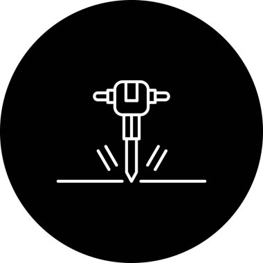 Benzersiz elektrik kablo vektör simgesi