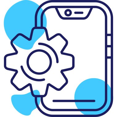 Ayarlama. Web simgesi basit illüstrasyon