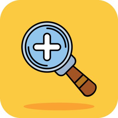 Arama simgesi vektör illüstrasyonu