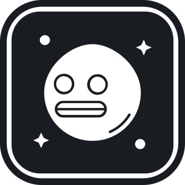 Katı biçimde uzaylı uzay simgesi