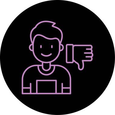 Vektör Adam Simgesi illüstrasyonu