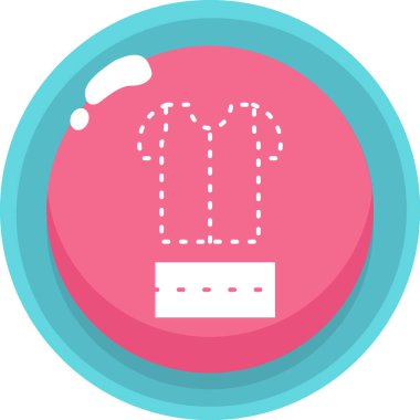 giysi askısı ikon vektör illüstrasyonu