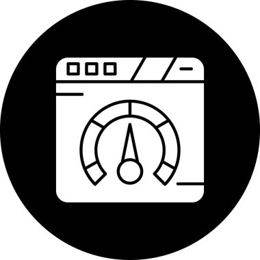 çamaşır makinesi ikon vektör çizimi