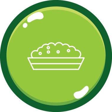 Gıda simgesinin vektör illüstrasyonu