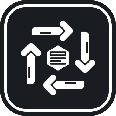 seo modern simgesinin vektör illüstrasyonu