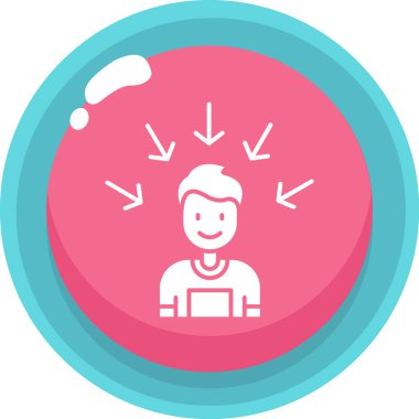 Müşteri Servisi simgesini. Vektör çizim