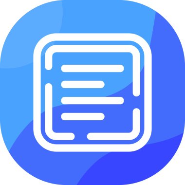 belge simgesi vektör illüstrasyonu