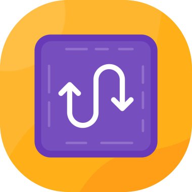 yön ikonu vektör illüstrasyonu