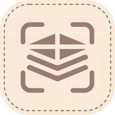 Modern eğitim ikonunun vektör illüstrasyonu