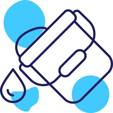 Su musluğu simgesinin vektör illüstrasyonu