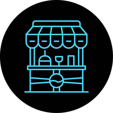 Gıda simgesinin vektör illüstrasyonu