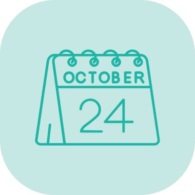 Ekim ayı, Ekim takvimi ile mavi ve gri bir takvimin çizimi