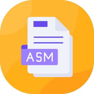 dosya biçimi simgesi, vektör illüstrasyon tasarımı