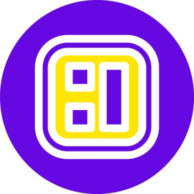 Modern b 'nin vektör illüstrasyonu eksik simgesi