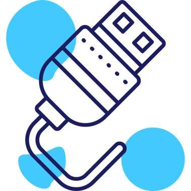 Basit vektör simgesi, mikrofon çizimi