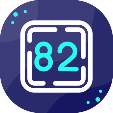 9 numaralı simge, vektör illüstrasyon tasarımı