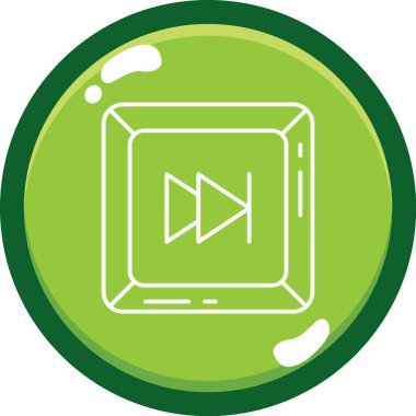 video simgesi, vektör illüstrasyonu