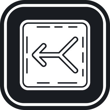 ok simgesi, basit vektör illüstrasyonu