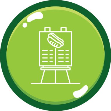 Bir bina simgesinin illüstrasyonu