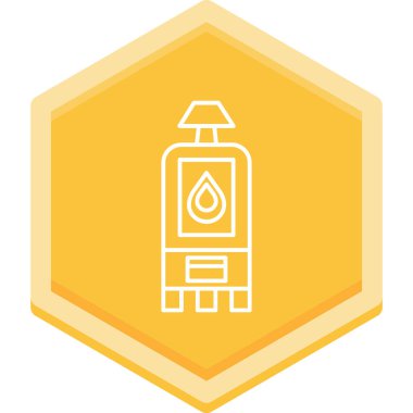 yağ damla vektör simgesi