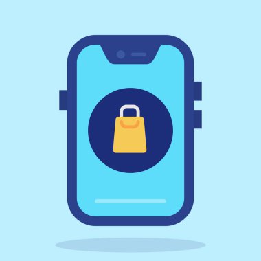 asma kilit simgesi ile Smartphone