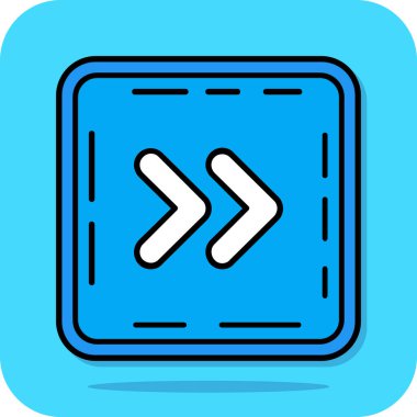 Ok. Web simgesi basit illüstrasyon