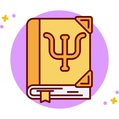 Kitap. Web simgesi basit illüstrasyon