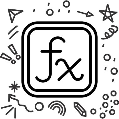 Dijital sanatın basit vektör tasarımı