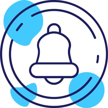 Çan simgesi, vektör çizimi