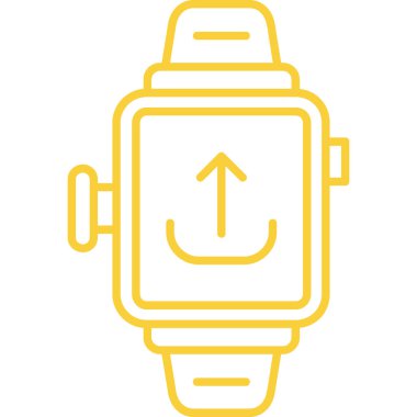 izle simge vektör illüstrasyonu