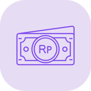 Para için. Web simgesi basit illüstrasyon