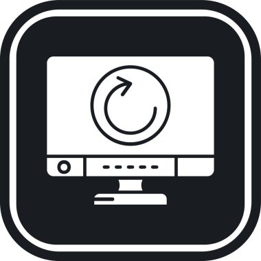 Modern simgenin vektör illüstrasyonu