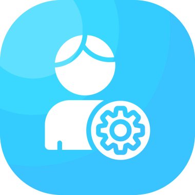 Teçhizat Web simgesi basit illüstrasyon