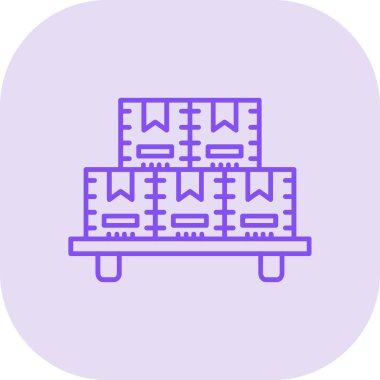 kanepe ikonu vektör illüstrasyonu