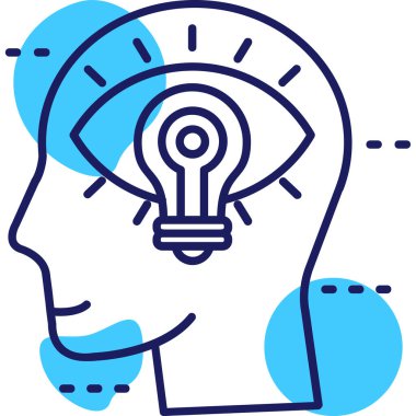 beyin yaratıcı zihin simgesi