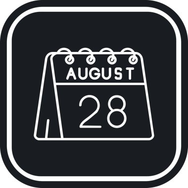 Takvim simgesi tasarımı, vektör illüstrasyonu