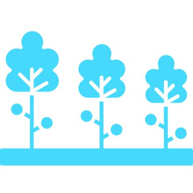 ağaç vektör illüstrasyon simgesi