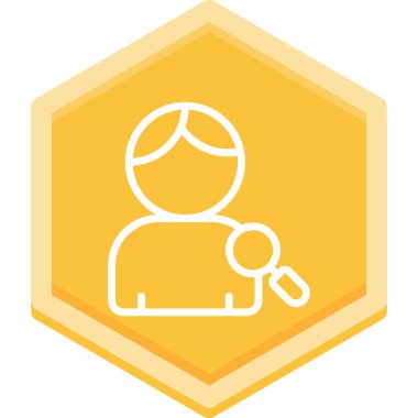 Kamera vektör illüstrasyonlu adam