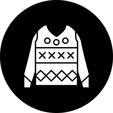 Süveter. Web simgesi basit illüstrasyon