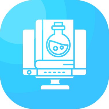 Bilgisayar. Web simgesi basit illüstrasyon