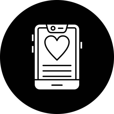 akıllı telefon simgesi vektör illüstrasyonu