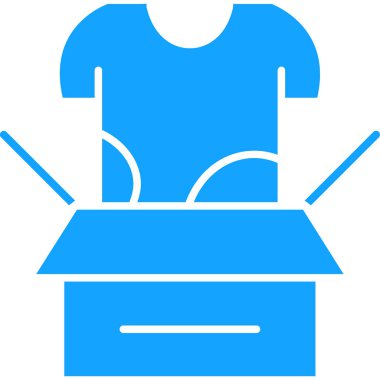 Elbise askısı moda simgesi düz stil