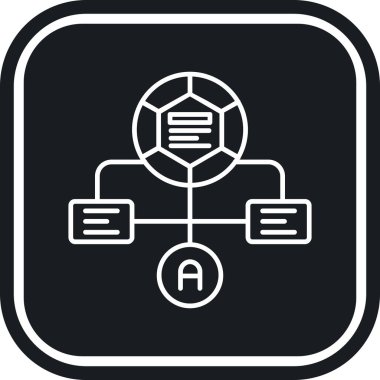 seo modern simgesinin vektör illüstrasyonu