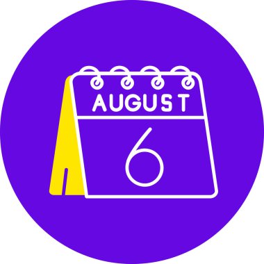 Ağustosun 7 'si bir günlük takvimde.