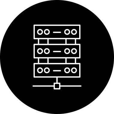 Sunucu vektör simge tasarlamak