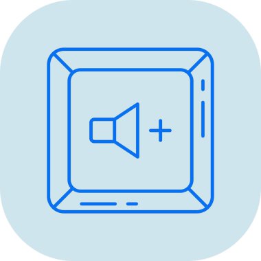 Ses. Web simgesi basit illüstrasyon